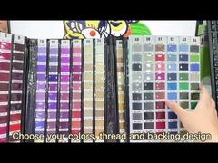 Custom Creative Patches Merrow Border Fabric Patch Badge Embroidered Sew On Patches