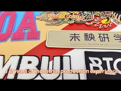 Gewebe gestickter Flecken-Ausweis-Twill nähen auf Stickerei-Flecken