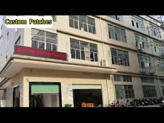 Eisen auf Stickerei-Flecken Merrow-Grenztwill-Gewebe-Flecken