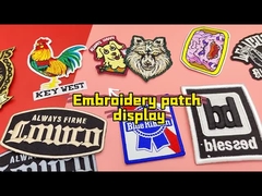 Kundenspezifisches waschbares dekoratives Großhandelseisen auf Flecken Merrow-Grenze für Jeans