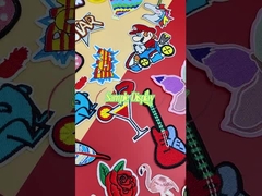 Kundenspezifisches waschbares dekoratives Großhandelseisen auf Flecken Merrow-Grenze für Jeans