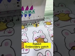 Kundenspezifisches Eisen Soems auf Stickerei-Flecken Merrow-Grenzbuchstabe-Flecken