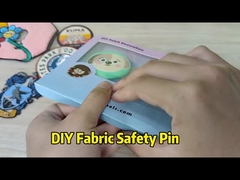 Kundenspezifisches Stickerei-Schutzträger-Großhandelseisen auf gesponnenen Flecken für Zinnblech