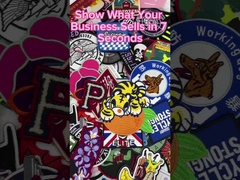 Freundliches Eisen nette Kinder-Kleidung Eco auf kundenspezifischen Flecken-Stickerei-Flecken für Taschen