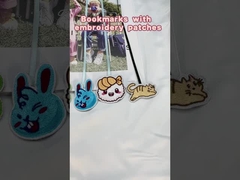 Tierkarton-kundenspezifischer Stock auf gestickten Flecken kein Schrumpfen für Kleidungs-Hut