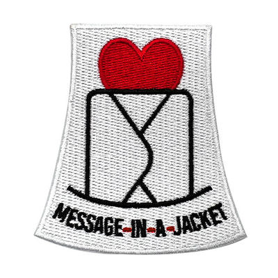 Bessert kundenspezifische kreative Mitteilung gestickte Jacke Eisen auf Stickerei-Flecken aus