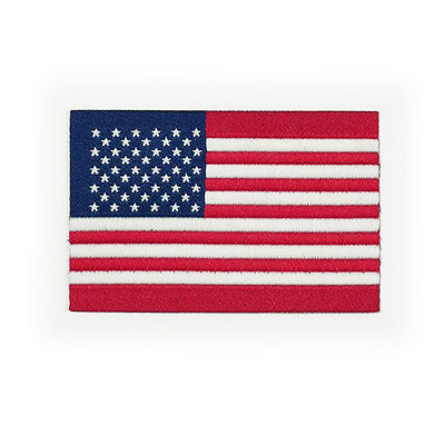 Gesponnenes Eisen auf Flecken-kundenspezifischen Landesflagge-Flecken der amerikanischen Flagge