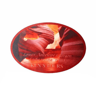Sublimation druckte Eisen auf Flecken kundenspezifischer Logo Patches For Clothes