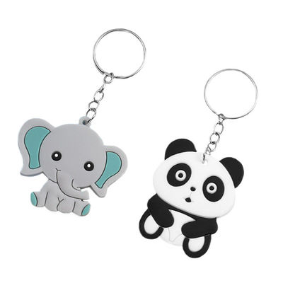Unzerbrechliche PVC-Schlüsselanhänger flexibler tragbarer kundenspezifischer Logo Rubber Keychains