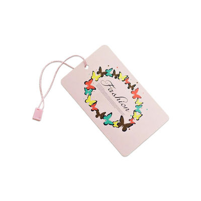 Logo Custom Clothing Hang Tags stempelschnitt Soem-Entwurf für Waren
