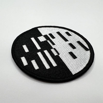 Freies Form-Twill-Gewebe-imprägniern kundenspezifischer Stickerei-Flecken mit Merrow-Grenze