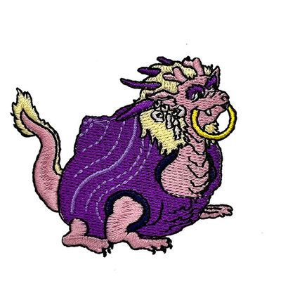 Farbe Dragon Carton Iron On Embroidery-Flecken-4 kein schrumpfend Eisen auf Flecken
