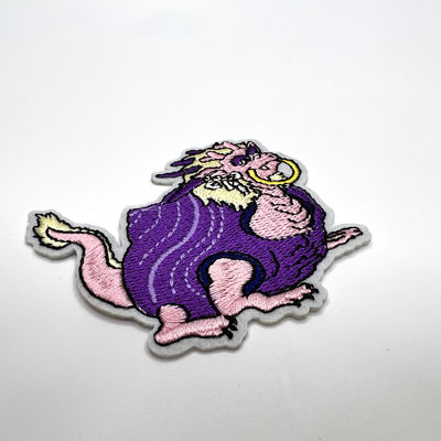 Farbe Dragon Carton Iron On Embroidery-Flecken-4 kein schrumpfend Eisen auf Flecken