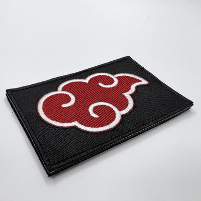 6CM Wolken-kundenspezifisches Kleidungs-Ausweis-Eisen auf Twill-Gewebe-Stickerei-Kleiderflecken