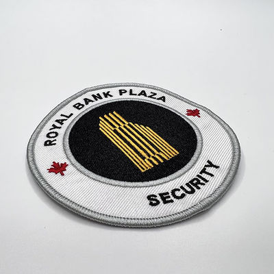 Spezieller Logo Custom Embroidery Patch 12 Farben ringsum Kreis Eco freundlich