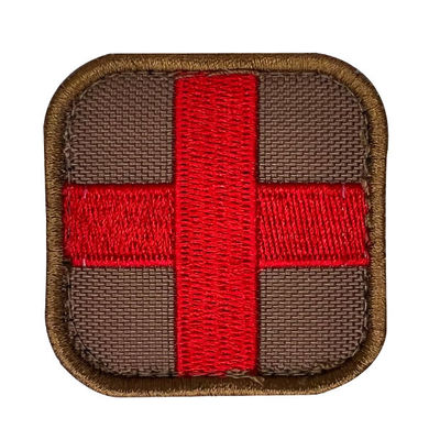 Langlebige, umweltfreundliche, individuell bestickte Aufnäher zum Aufbügeln, Merrow-Bordüre
