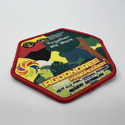 Waschbare benutzerdefinierte Feuerwehr-Aufnäher Schrumpffeste benutzerdefinierte Team-Aufnäher