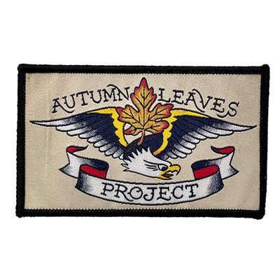 Waschbares Eisen auf Stickerei-Flecken kundenspezifischer Logo Shoulder Woven Patches