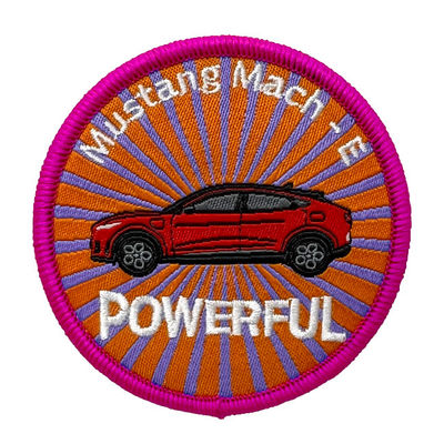 Flecken Merrowed-Radialgrenze Iorn des Auto-Muster-5CM gesponnene auf Schutzträger