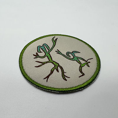 5CM Eisen auf Kleidungs-Flecken Merrowed-Grenzeinfache Art-kleinem nettem Entwurf