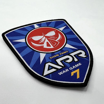 Spiel-Team Customizable Iron On Patches gesponnener Flecken für Hemd-Jacken-Kleidung