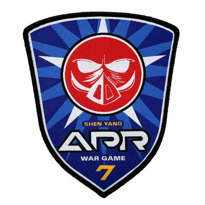 Spiel-Team Customizable Iron On Patches gesponnener Flecken für Hemd-Jacken-Kleidung