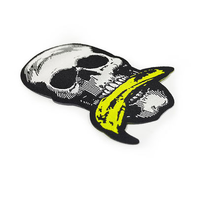 Ausweise reden Eisen auf gesponnenem Flecken kundenspezifischer Logo Patches For Clothes an