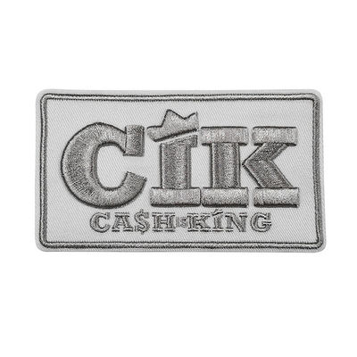 Großhandels-Logo Custom Biker Patches, 3D stickte waschbare Jacken-Flecken