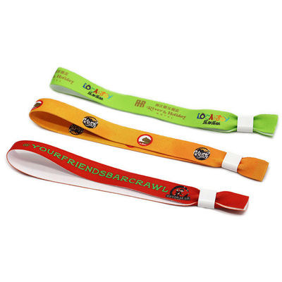 Polyester-Band gesponnene Handgelenk-Band-Ereignis-Partei-Band Druckgewebe-Manschetten