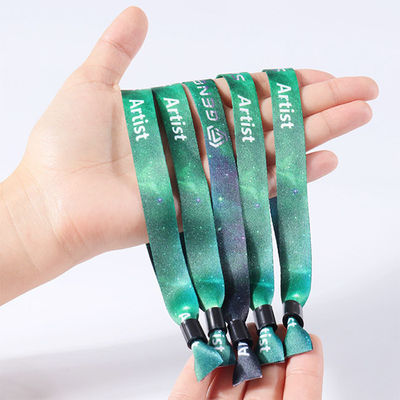 Polyester-Band gesponnene Handgelenk-Band-Ereignis-Partei-Band Druckgewebe-Manschetten