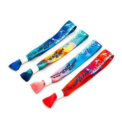 Moderne gesponnene Handgelenk-Bänder kundenspezifischer Logo Textile Wristband Soems