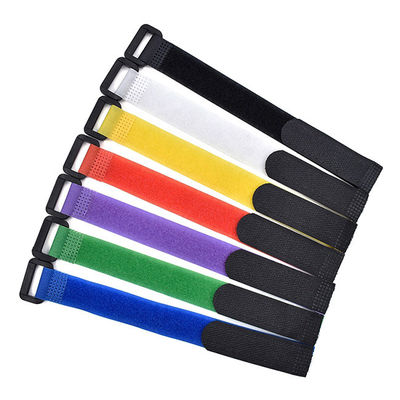 Verstellbarer Nylonhaken-und Schleifen-Bügel-Kabelbinder-Flausch-Bügel mit Schnallen-Haken