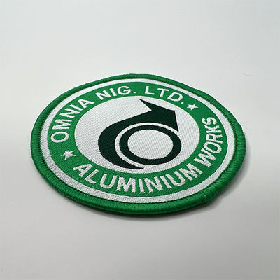 Eisen 12C Pandone auf gesponnenem Flecken wasserdichter kundenspezifischer Eco Mark Logo